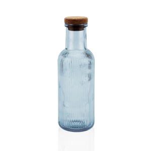 Wasserflasche Versa Blau Glas 1 L 8,7 x 27,8 x 8,7 cm