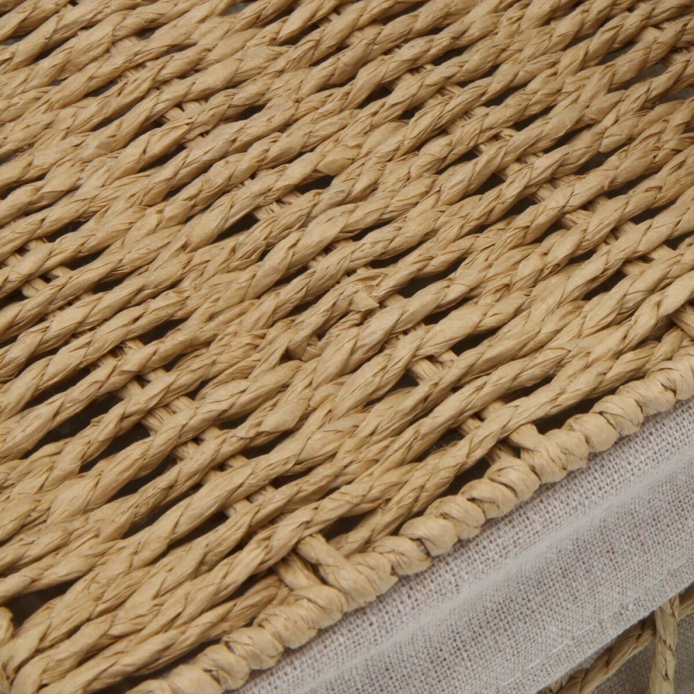 Laundry Basket Versa Nadir Brown Marine algae 23 x 12,5 x 23 cm