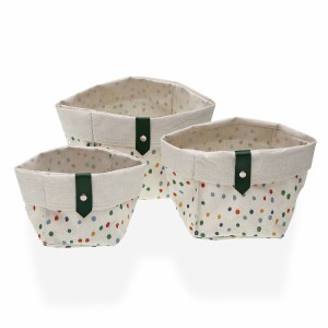 Korb-Set Versa Dotty 14 x 14 x 14 cm