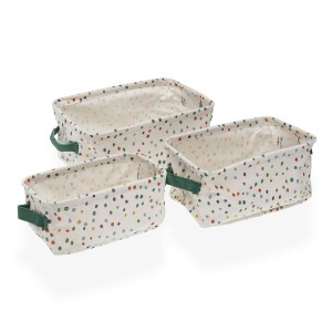 Korb-Set Versa Dotty 18 x 14 x 28 cm
