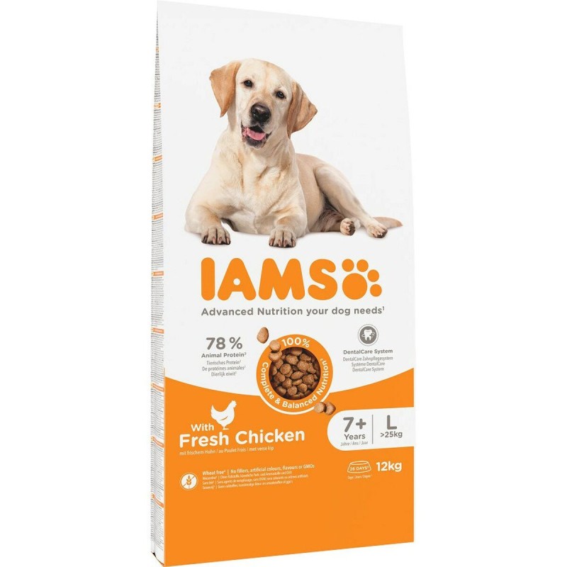 Fodder IAMS Vitality Senior Chicken 12 kg