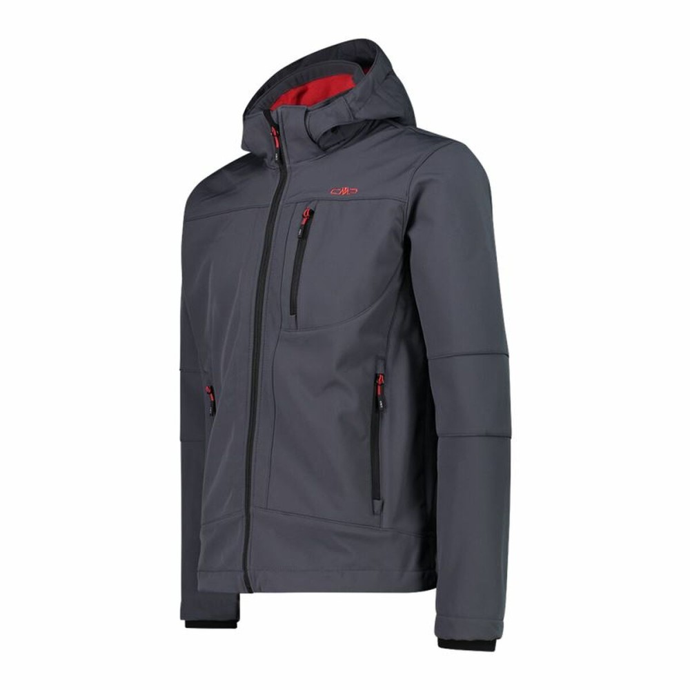 Sportjackefür Herren Campagnolo Softshell Melange Dunkelgrau