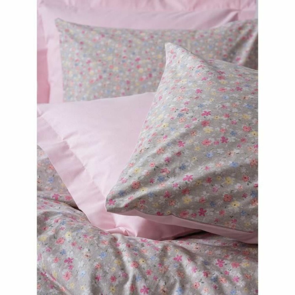 Bettbezug-Set Rosa 220 x 240 cm