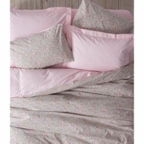 Bettbezug-Set Rosa 220 x 240 cm