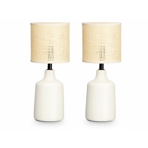 Lampe de bureau Blanc 60 W 2 Unités