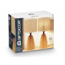 Lampe de bureau Marron 60 W 2 Unités