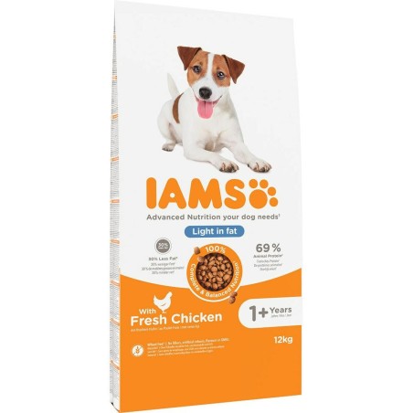 Futter IAMS Vitality Adult Light Huhn 12 kg