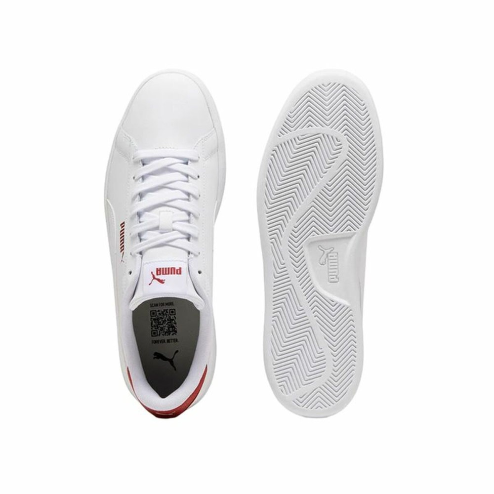 Herren Sneaker Puma Smash 3.0 L Weiß Rot