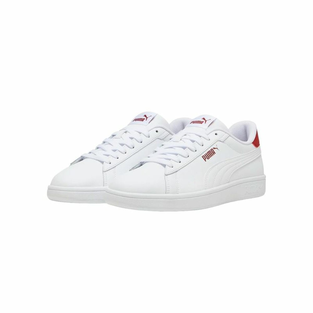 Herren Sneaker Puma Smash 3.0 L Weiß Rot