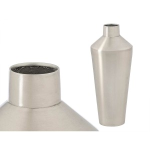 Vase 10219-MS Silberfarben Eisen 19 x 50 x 19 cm