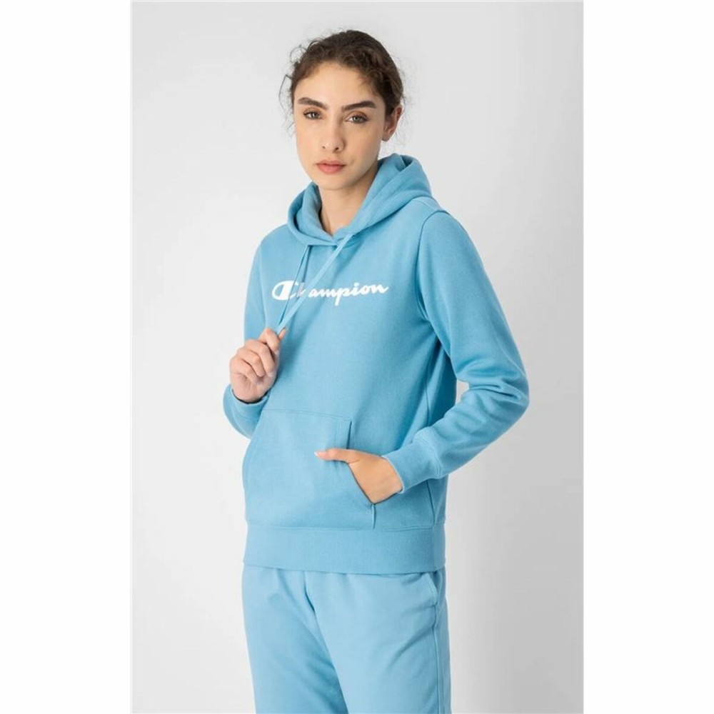 Damen Sweater mit Kapuze Champion Blau