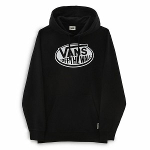 Herren Sweater mit Kapuze Vans Classic Off The Wall Schwarz