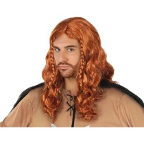 Perücke Braun Wikinger