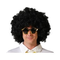 Perücke Schwarz Afro-Haar