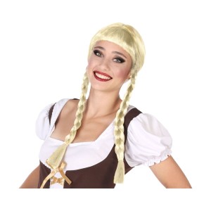 Perücke Blond Zöpfe
