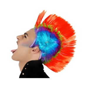 Perücke Bunt Punky