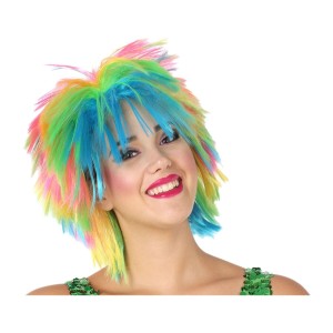 Perücke Bunt Punky