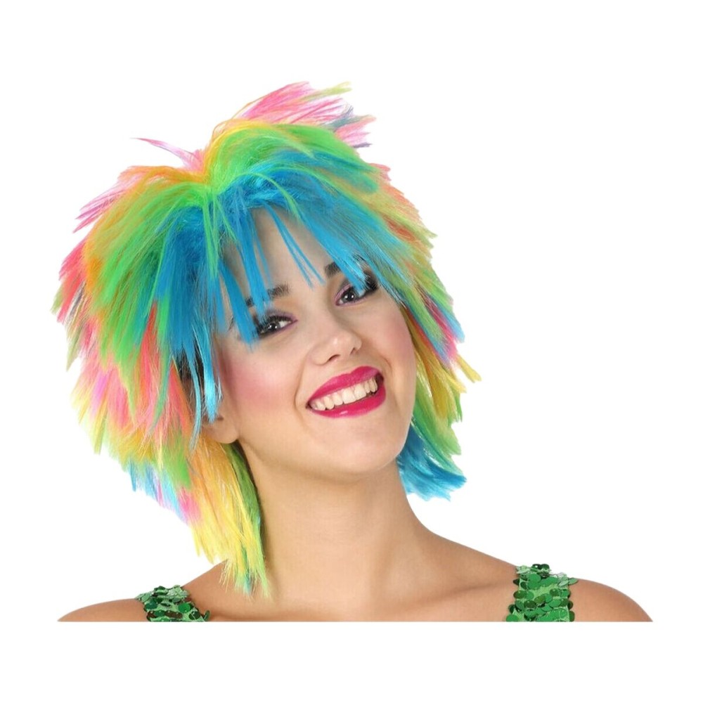 Perücke Bunt Punky