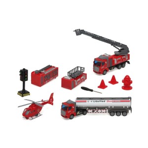 Spielset Fahrzeuge Fire Rescue 54 x 34 cm