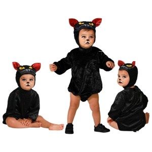 Verkleidung für Babys Schwarz Katze