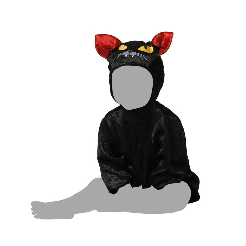 Verkleidung für Babys Schwarz Katze