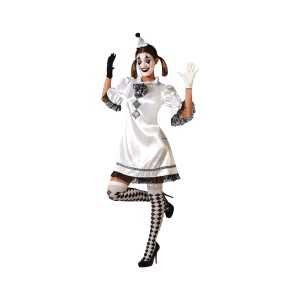 Verkleidung für Erwachsene Weiß Clown
