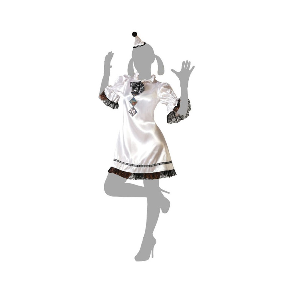 Déguisement pour Adultes Blanc Clown