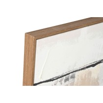 Painting Home ESPRIT Black Golden Abstract Urban 100 x 4 x 100 cm (2 Units)