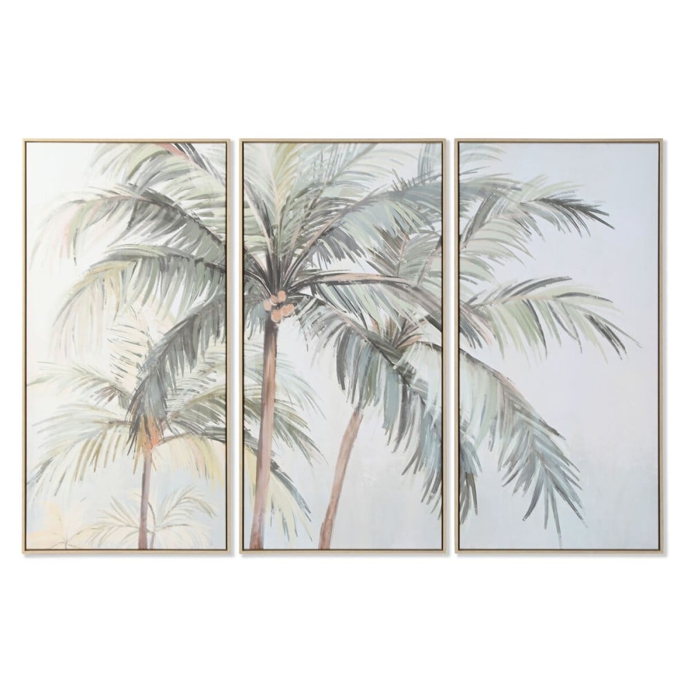 Bild Home ESPRIT grün Palmen Tropical 180 x 4 x 120 cm (3 Stücke)