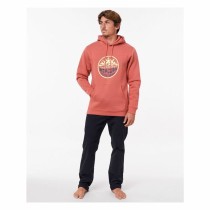 Men’s Hoodie Rip Curl Down The Line Salmon