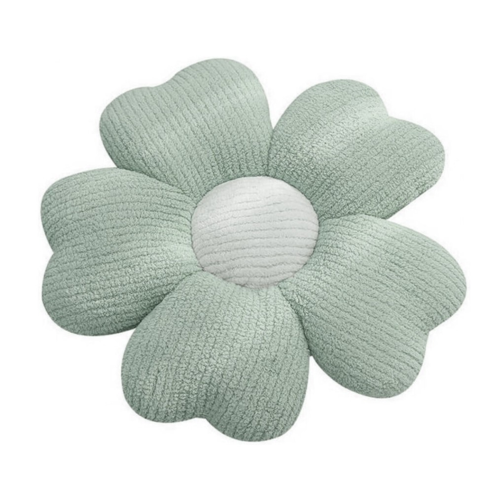 Kissen Versa grün Blume 48 x 48 cm