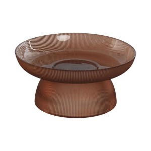 Tischdekoration Home ESPRIT Braun Kristall 23,5 X 23,5 X 11 cm