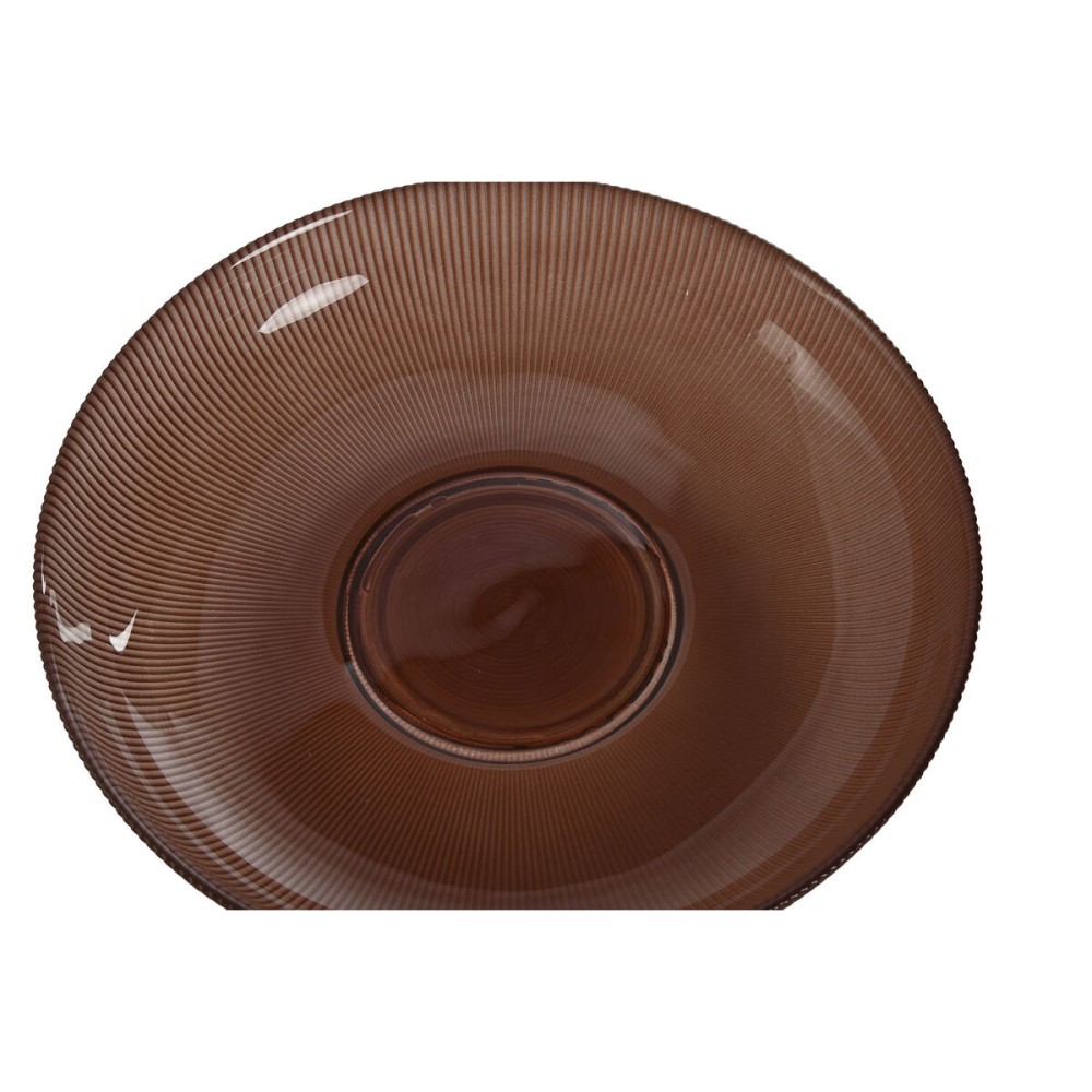 Centerpiece Home ESPRIT Brown Crystal 23,5 X 23,5 X 11 cm