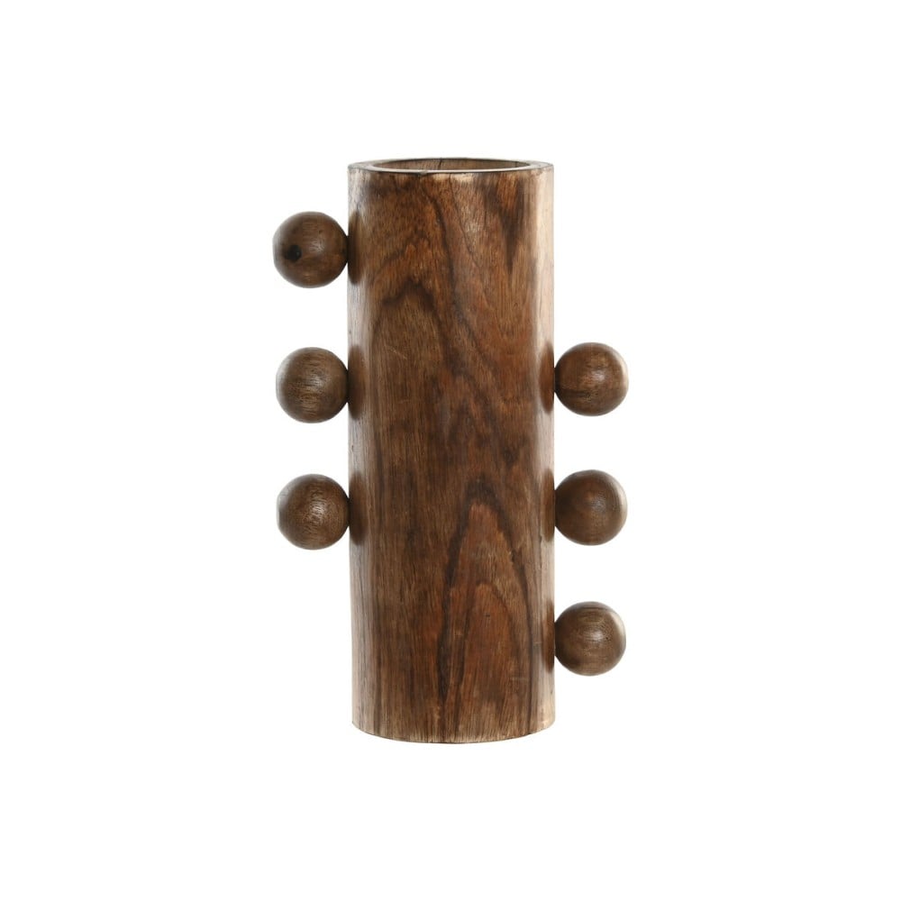 Vase Home ESPRIT Mango-Holz 10 x 10 x 28 cm