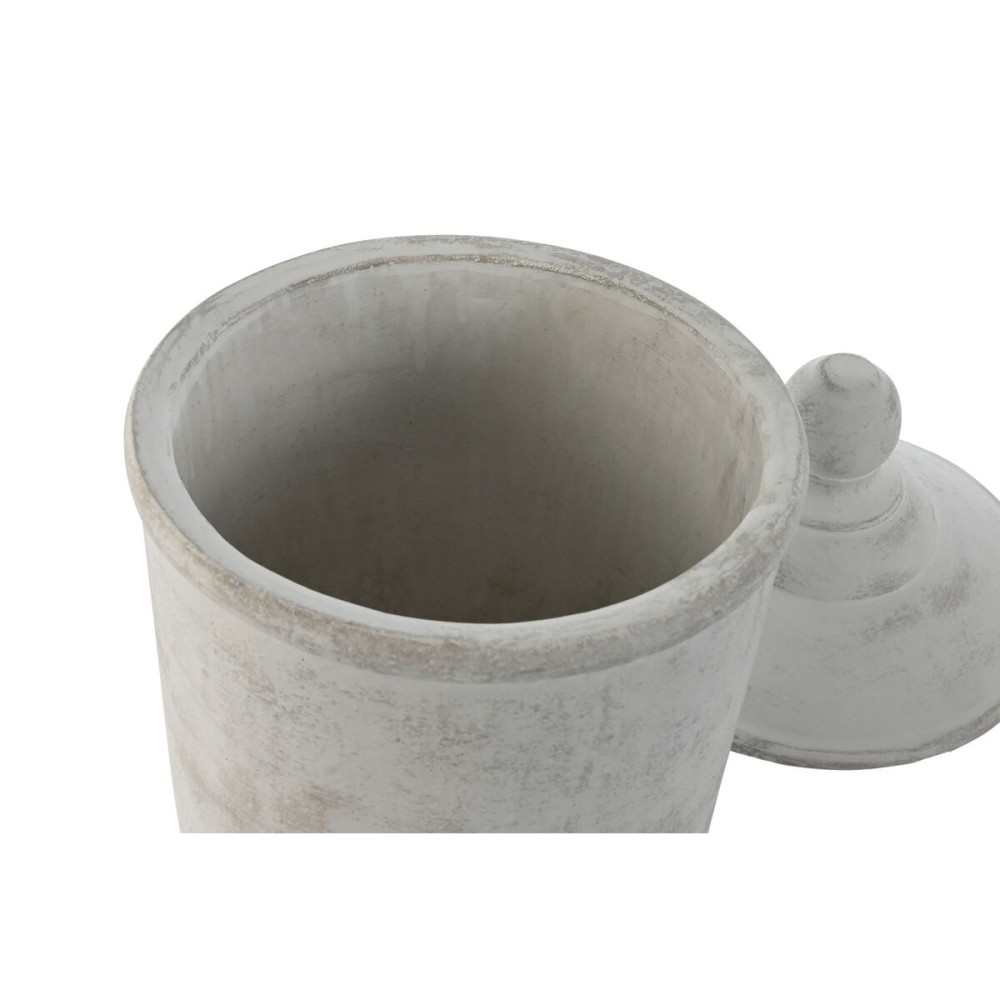 Vase Home ESPRIT Grey Cement Oriental 19 x 19 x 31 cm
