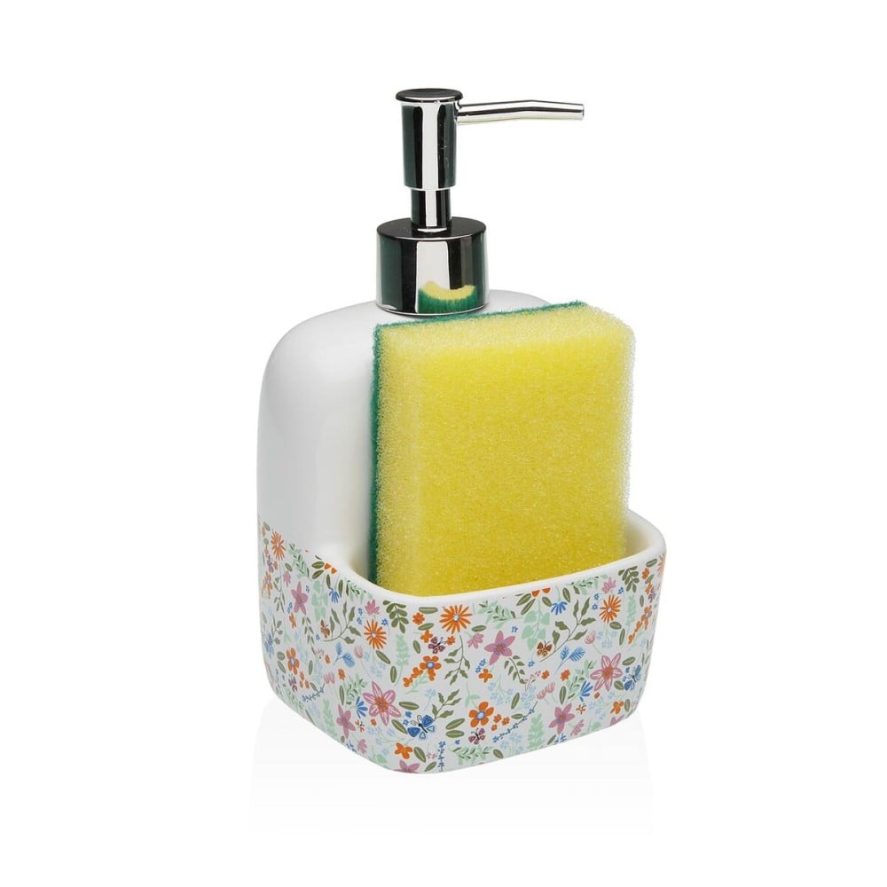 Seifenspender Versa aus Keramik Blomster 9,4 x 17,8 x 10,5 cm