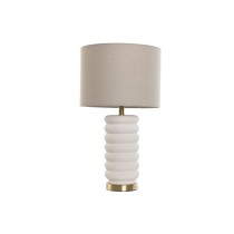 Tischlampe Home ESPRIT Beige Gold