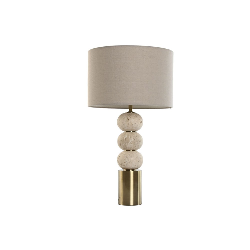 Tischlampe Home ESPRIT Beige Gold