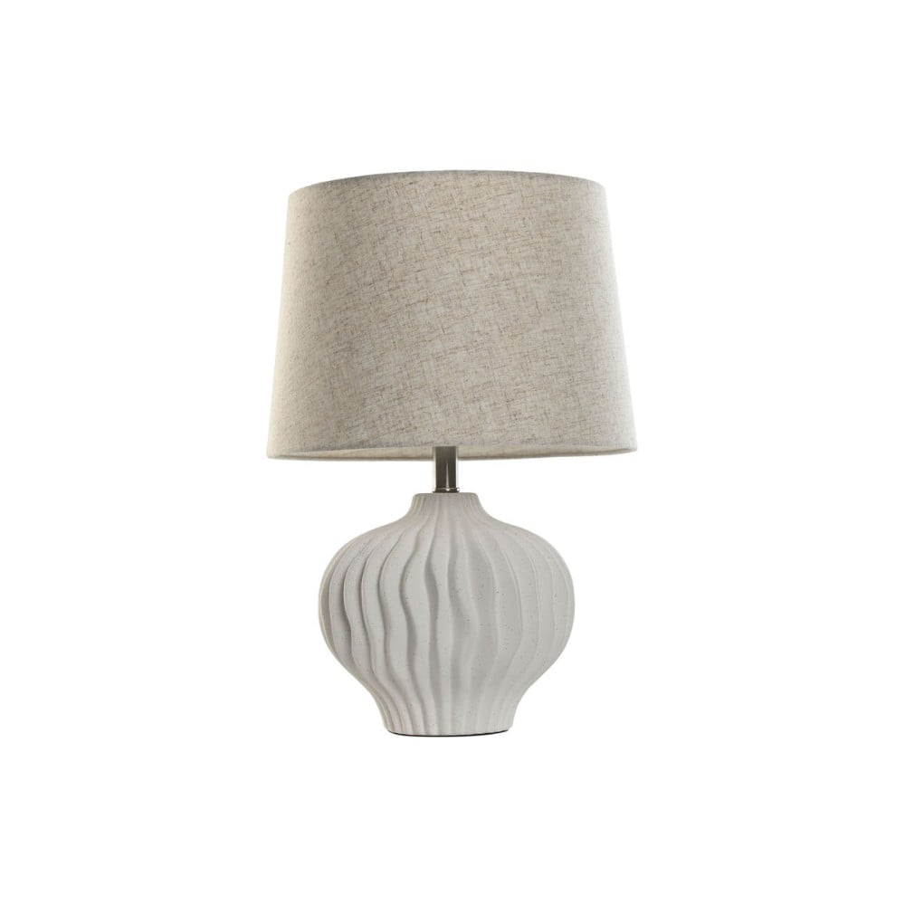 Tischlampe Home ESPRIT Weiß Beige 50 W 220 V