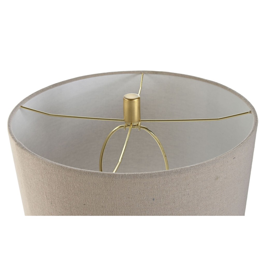 Tischlampe Home ESPRIT Beige Gold