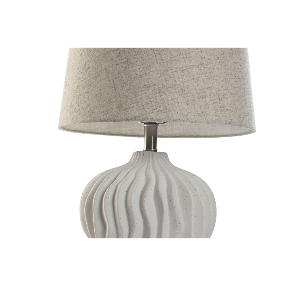 Tischlampe Home ESPRIT Weiß Beige 50 W 220 V