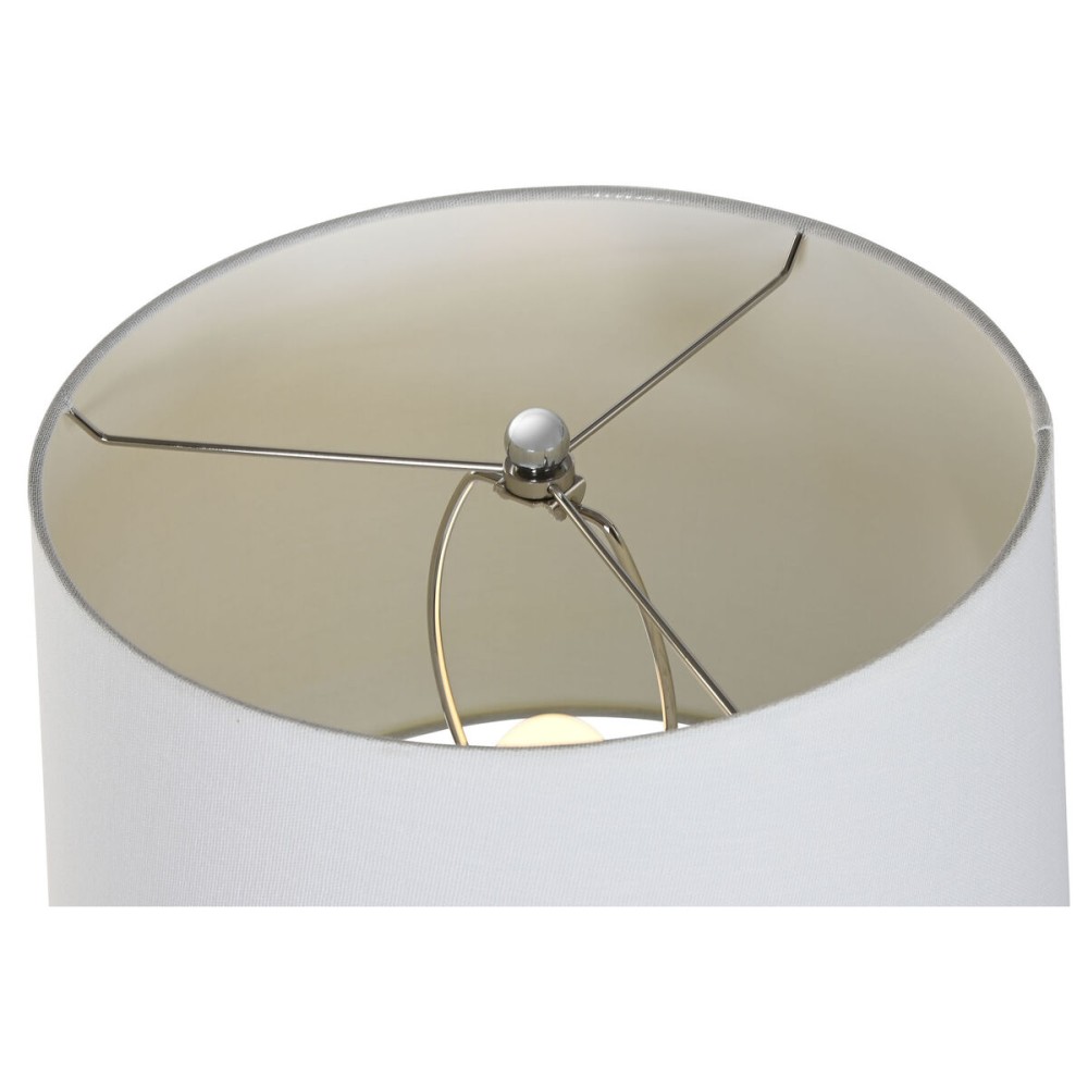 Stehlampe Home ESPRIT Weiß Silberfarben 50 W 220 V 35 x 35 x 150 cm (3 Stücke)