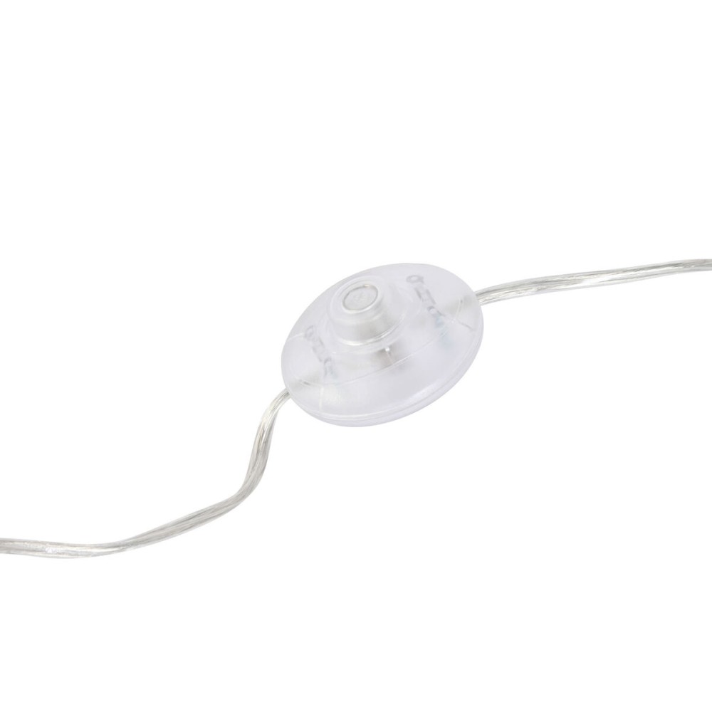 Stehlampe Home ESPRIT Weiß Silberfarben 50 W 220 V 35 x 35 x 150 cm (3 Stücke)