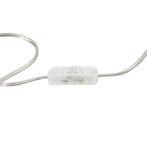 Stehlampe Home ESPRIT Weiß Silberfarben 50 W 220 V 35 x 35 x 150 cm (3 Stücke)
