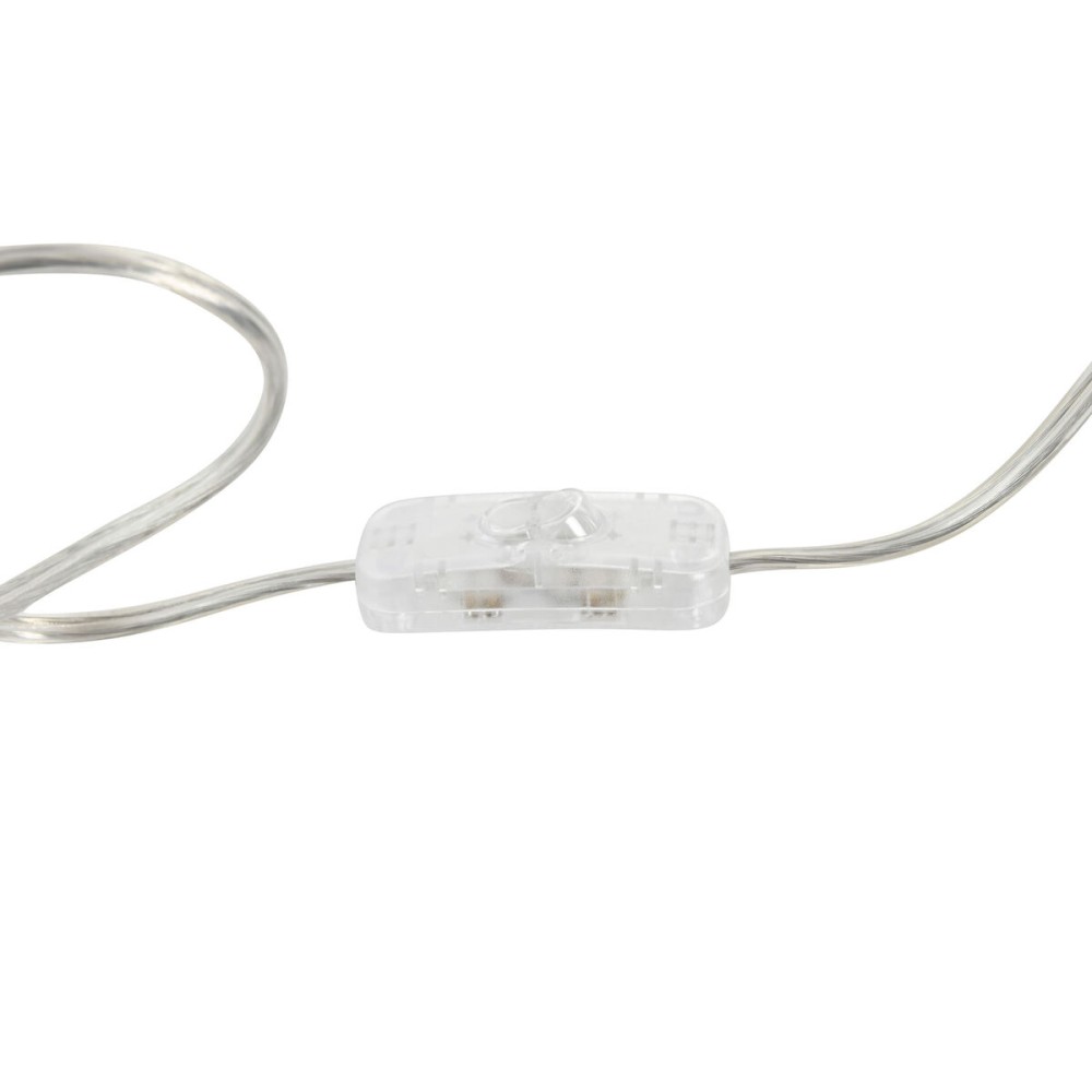 Stehlampe Home ESPRIT Weiß Silberfarben 50 W 220 V 35 x 35 x 150 cm (3 Stücke)