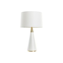 Tischlampe Home ESPRIT Weiß Gold 50 W 220 V