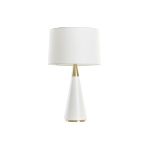 Tischlampe Home ESPRIT Weiß Gold 50 W 220 V