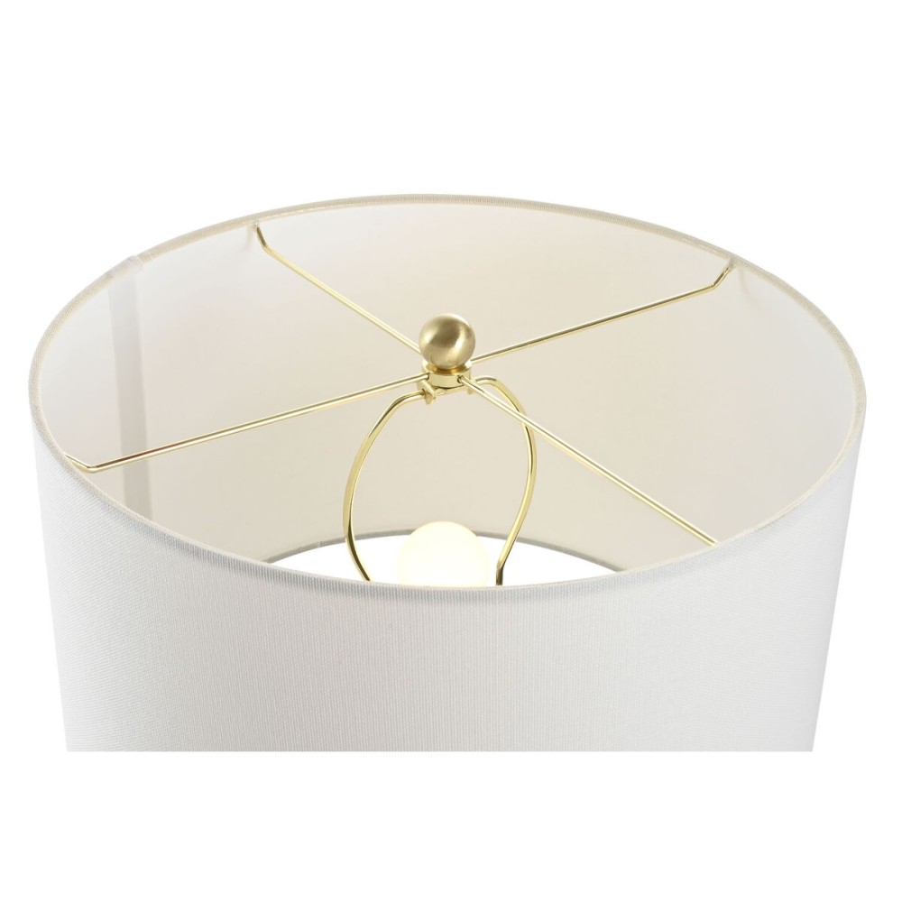 Tischlampe Home ESPRIT Weiß Gold 50 W 220 V