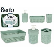 Bath Set Berilo PP-107-3 Green Plastic (12 Units)