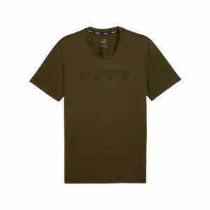 Short-sleeve Sports T-shirt Puma Energy Cloudspun Graphic Golden